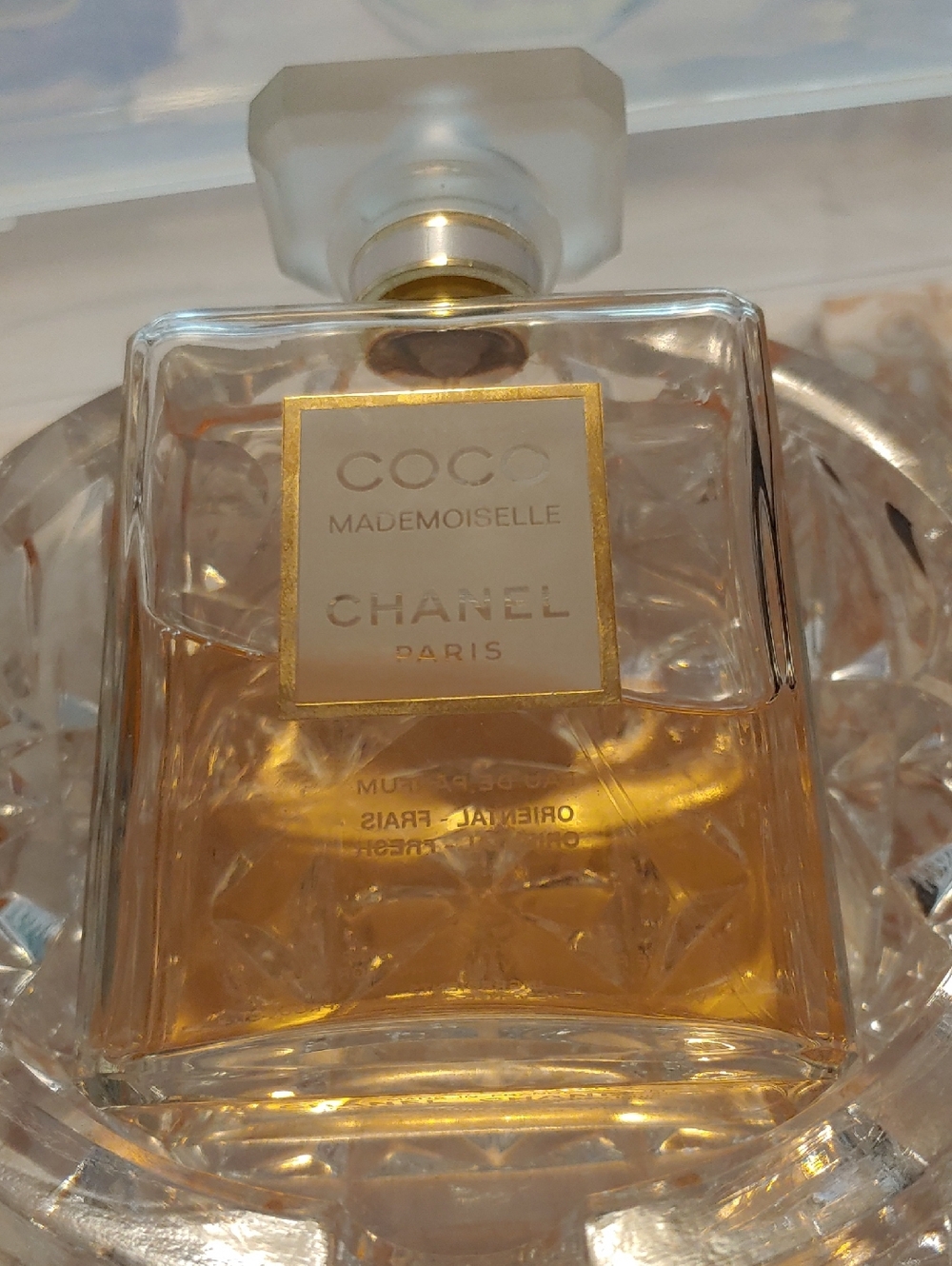 CHANEL Coco Mademoiselle Perfume Bottle - Gold